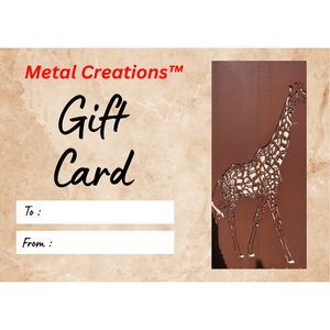 Metal Creations™ Gift Card