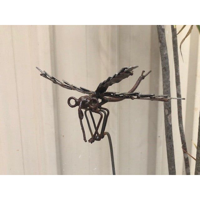 Dragon fly on stick