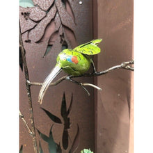 Load image into Gallery viewer, Green Bird on Stick